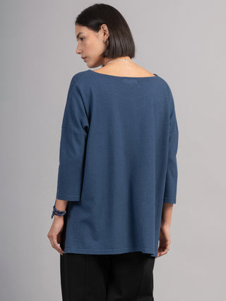 Heavyweight Hemp Organic Cotton Cropped Sleeve T-Shirt - Forgotten Tribes