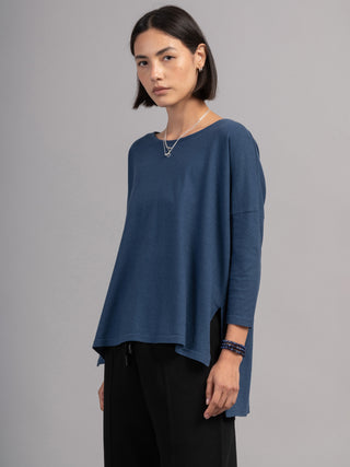 Heavyweight Hemp Organic Cotton Cropped Sleeve T-Shirt - Forgotten Tribes