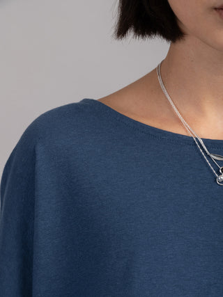 Heavyweight Hemp Organic Cotton Cropped Sleeve T-Shirt - Forgotten Tribes