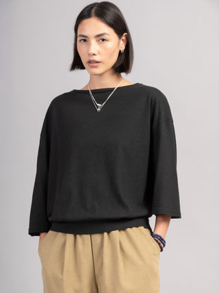 Heavyweight Hemp Organic Cotton Wide Sleeve T-Shirt - Forgotten Tribes