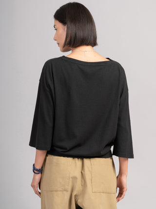 Heavyweight Hemp Organic Cotton Wide Sleeve T-Shirt - Forgotten Tribes