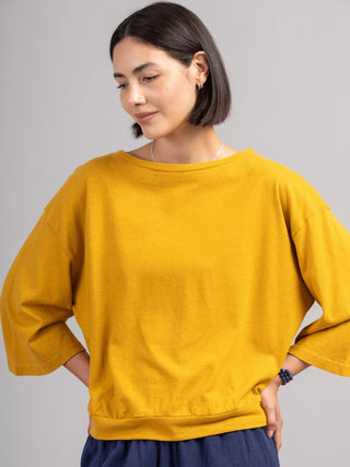 Heavyweight Hemp Organic Cotton Wide Sleeve T-Shirt - Forgotten Tribes