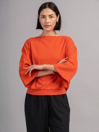 Heavyweight Hemp Organic Cotton Wide Sleeve T-Shirt - Forgotten Tribes