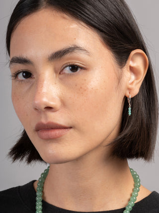 Three Beads Drop Earrings - Forgotten Tribes