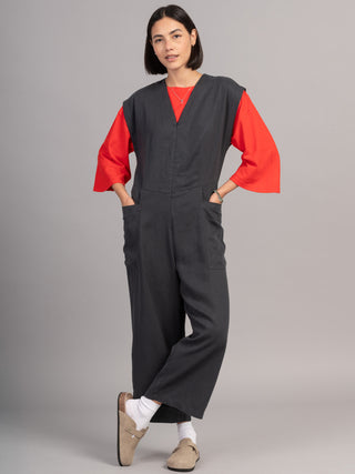 Okino - Hemp Tencel Twill Jumpsuit - Forgotten Tribes