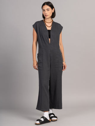 Okino - Hemp Tencel Twill Jumpsuit - Forgotten Tribes