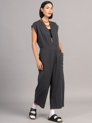 Okino - Hemp Tencel Twill Jumpsuit - Forgotten Tribes