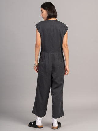 Okino - Hemp Tencel Twill Jumpsuit - Forgotten Tribes