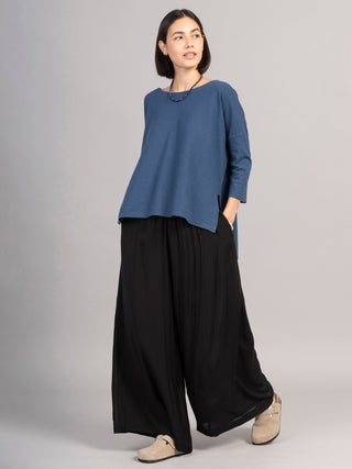 Nicobar - Fine Cotton Batiste Wide Leg Trousers - Forgotten Tribes