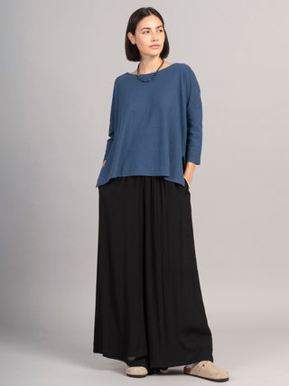 Nicobar - Fine Cotton Batiste Wide Leg Trousers - Forgotten Tribes