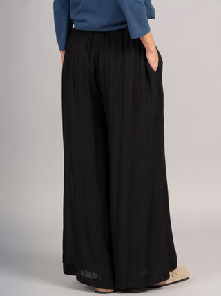 Nicobar - Fine Cotton Batiste Wide Leg Trousers - Forgotten Tribes
