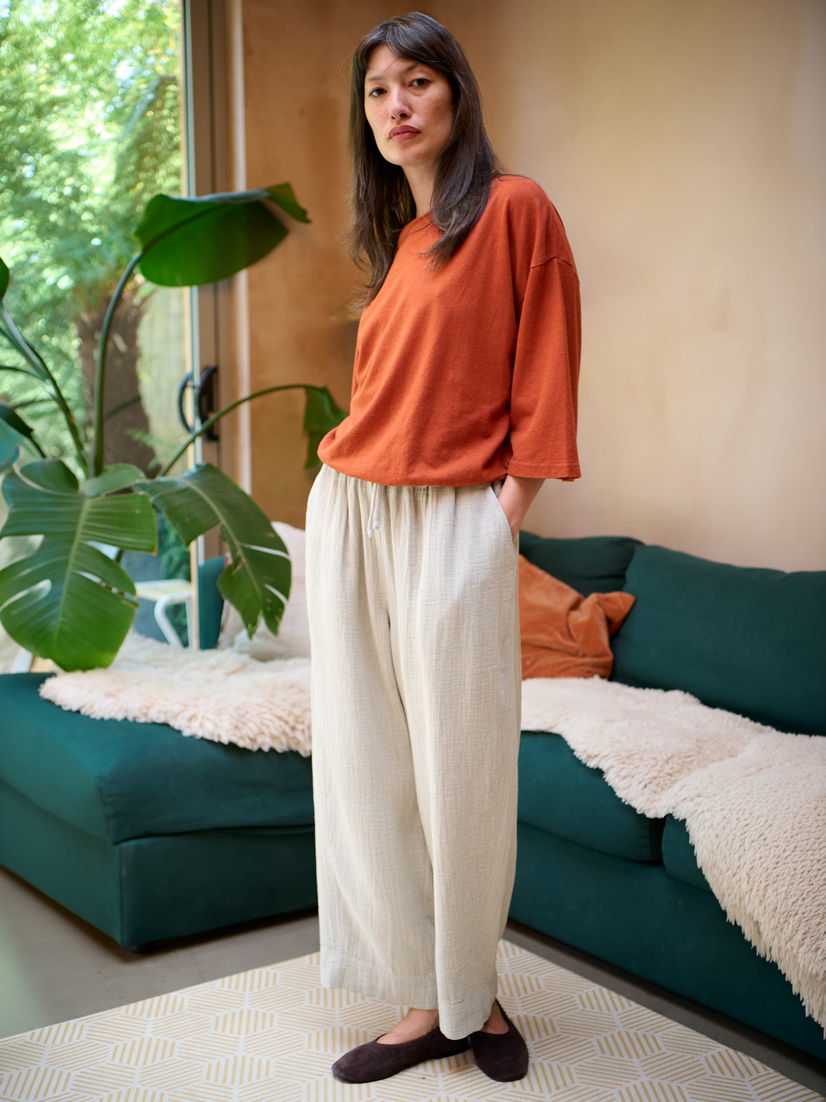Luzon - Hemp Organic Cotton Wide Sleeve T-Shirt - Forgotten Tribes