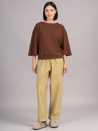 Heavyweight Hemp Organic Cotton Wide Sleeve T-Shirt - Forgotten Tribes