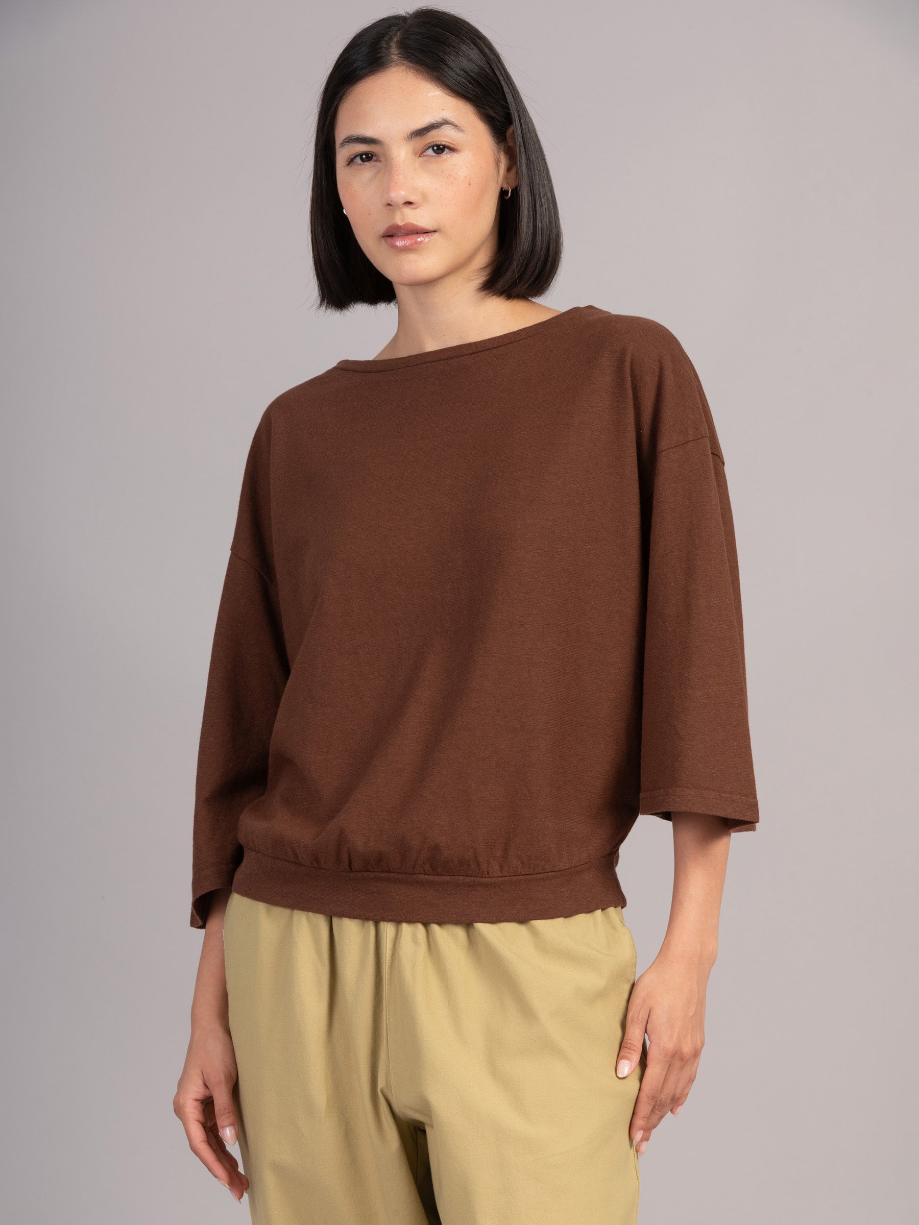 Heavyweight Hemp Organic Cotton Wide Sleeve T-Shirt - Forgotten Tribes