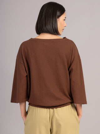 Heavyweight Hemp Organic Cotton Wide Sleeve T-Shirt - Forgotten Tribes