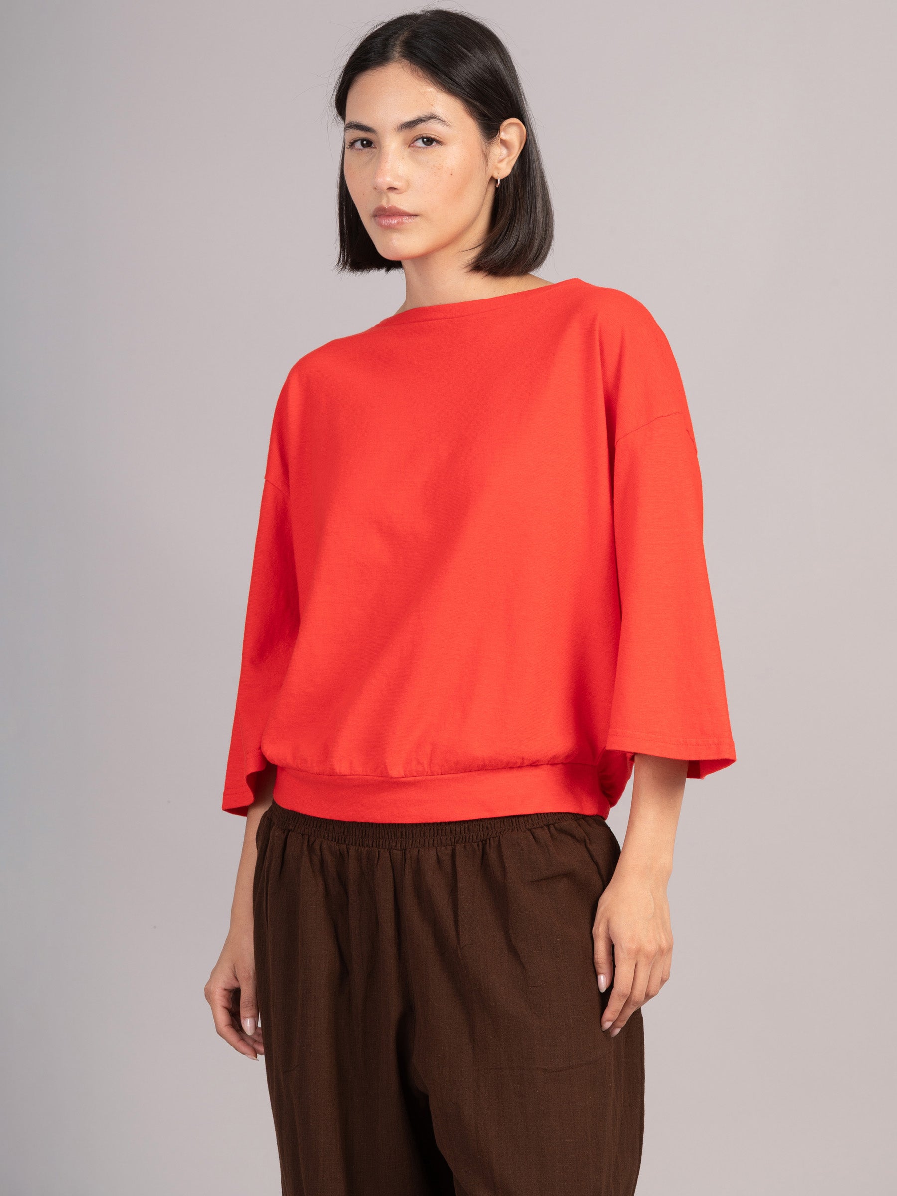 Heavyweight Hemp Organic Cotton Wide Sleeve T-Shirt - Forgotten Tribes
