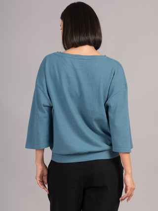 Heavyweight Hemp Organic Cotton Wide Sleeve T-Shirt - Forgotten Tribes