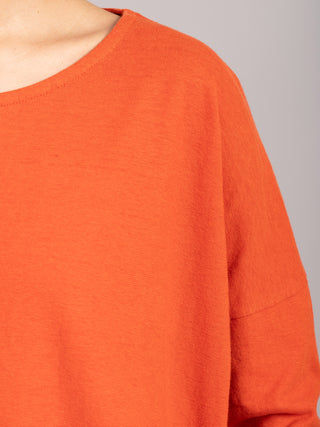 Heavyweight Hemp Organic Cotton Cropped Sleeve T-Shirt - Forgotten Tribes