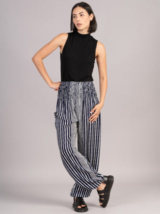 Harem Pants Original - Stripe High Crotch - Forgotten Tribes