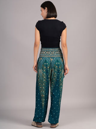 Harem Pants Original - Peacock High Crotch - Forgotten Tribes