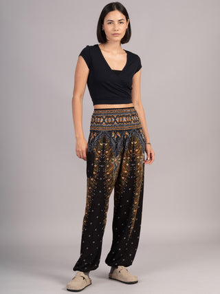 Harem Pants Original - Peacock High Crotch - Forgotten Tribes