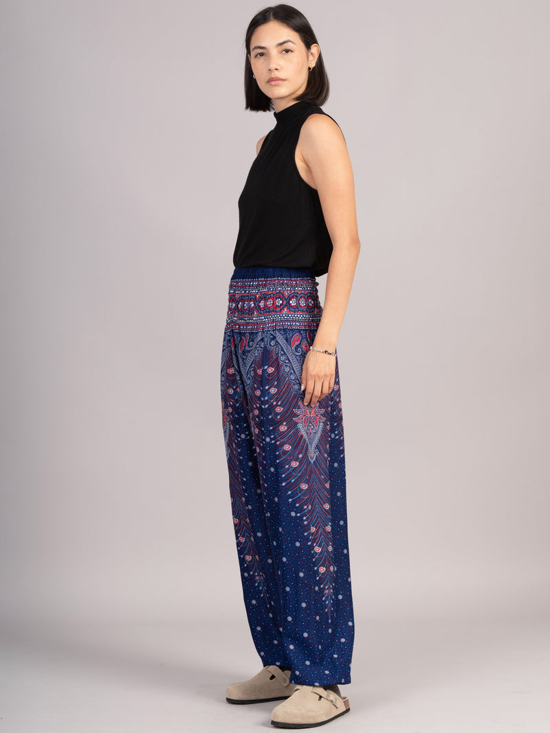 Harem Pants Original - Peacock High Crotch - Forgotten Tribes