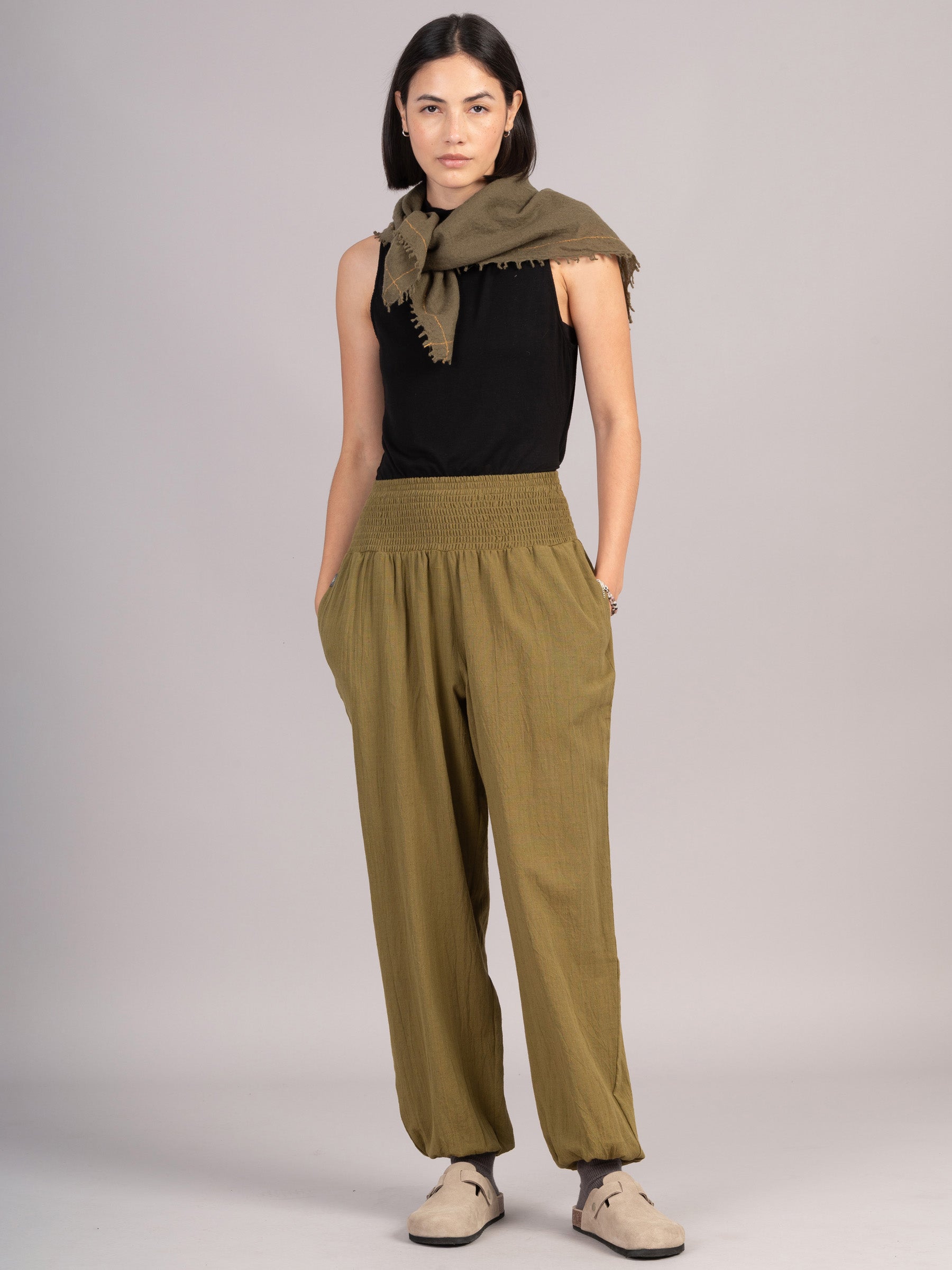 Harem Pants 2.0 - Handloom Cotton High Crotch