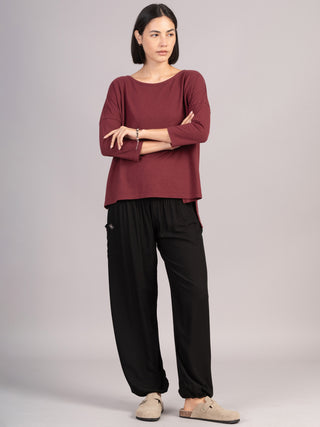 Harem Pants Original -  Plain Colour High Crotch - Superior Rayon Fabric - Forgotten Tribes