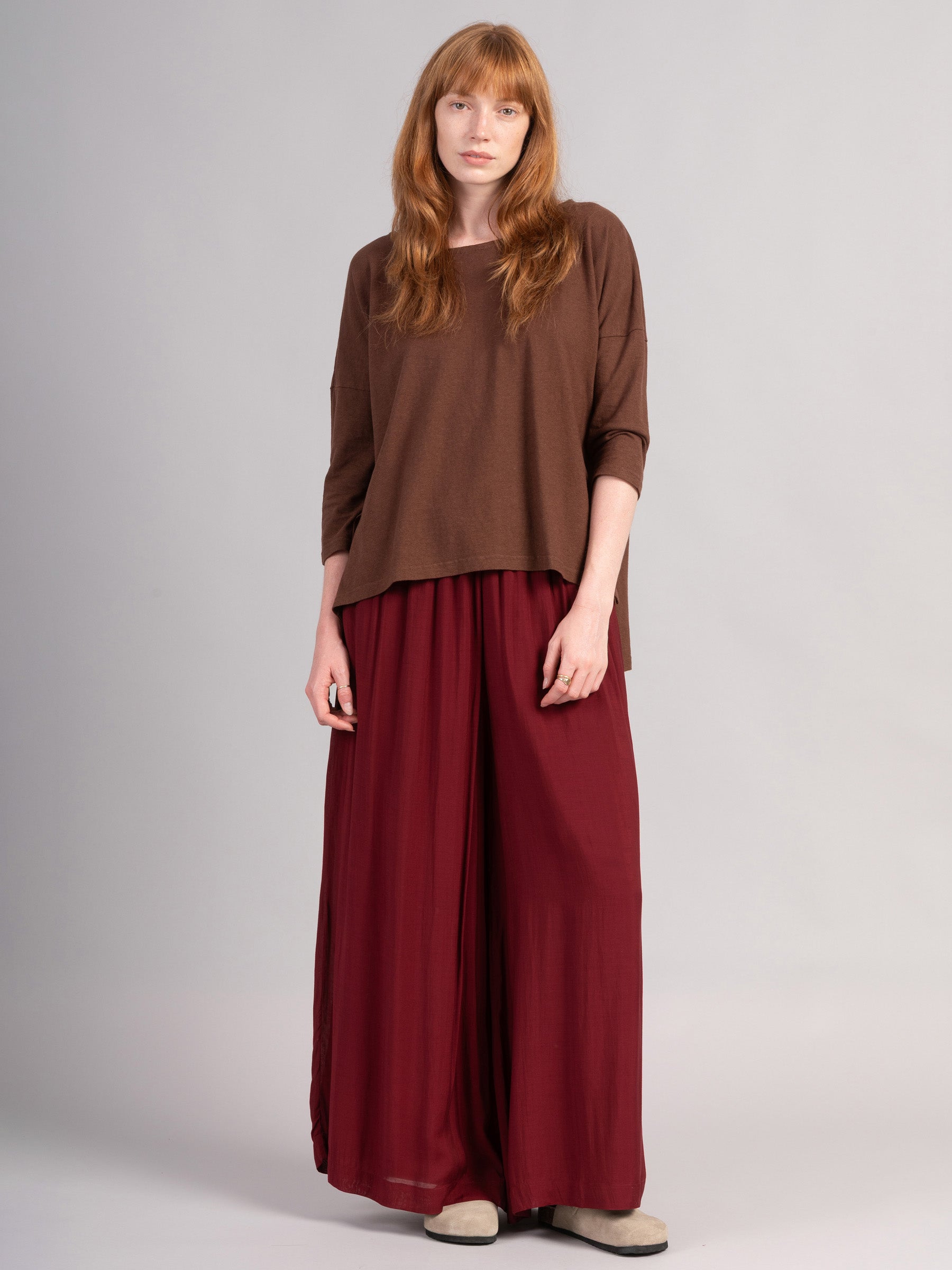 Nicobar - Fine Cotton Batiste Wide Leg Trousers - Forgotten Tribes