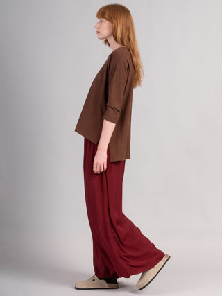 Heavyweight Hemp Organic Cotton Cropped Sleeve T-Shirt - Forgotten Tribes