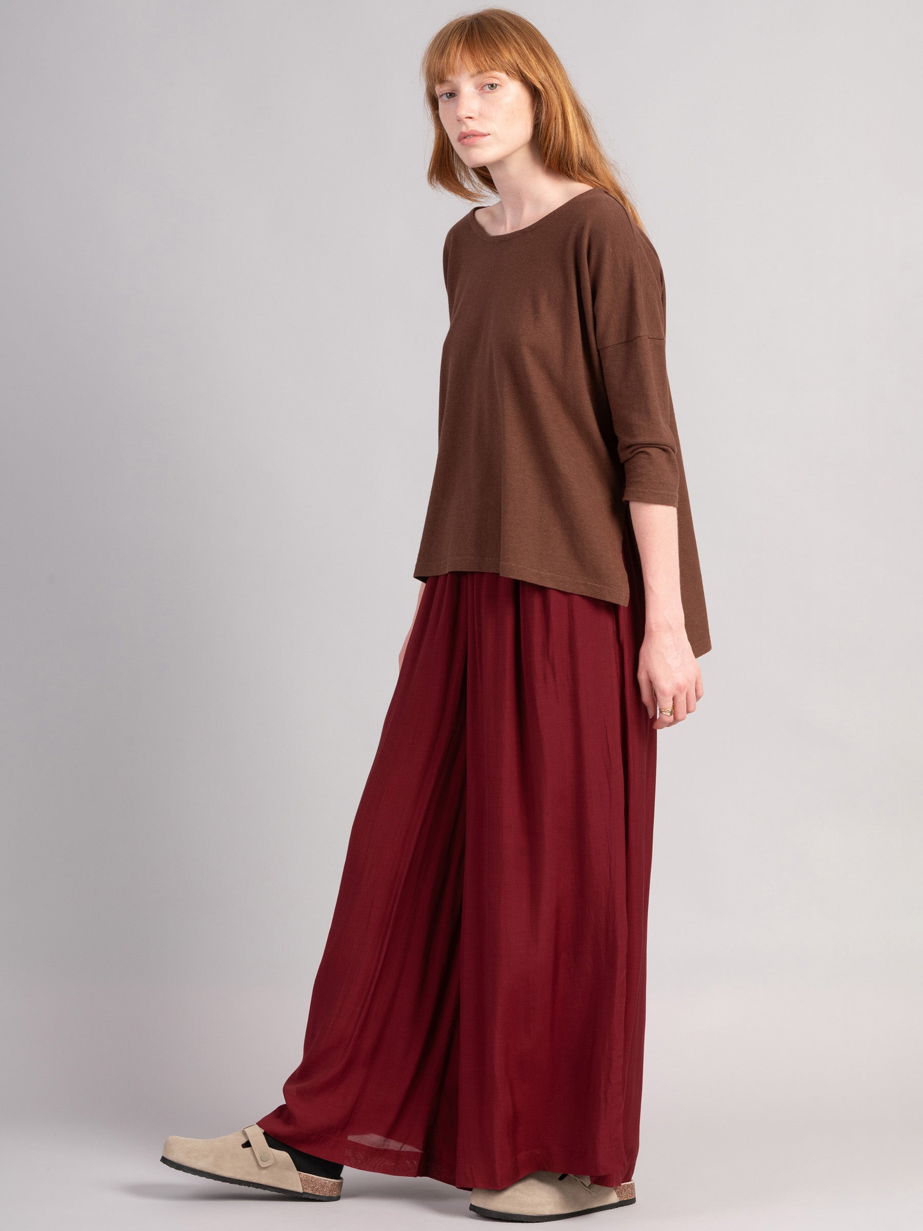 Nicobar - Fine Cotton Batiste Wide Leg Trousers - Forgotten Tribes