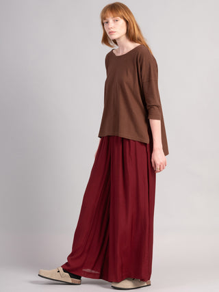 Nicobar - Fine Cotton Batiste Wide Leg Trousers - Forgotten Tribes