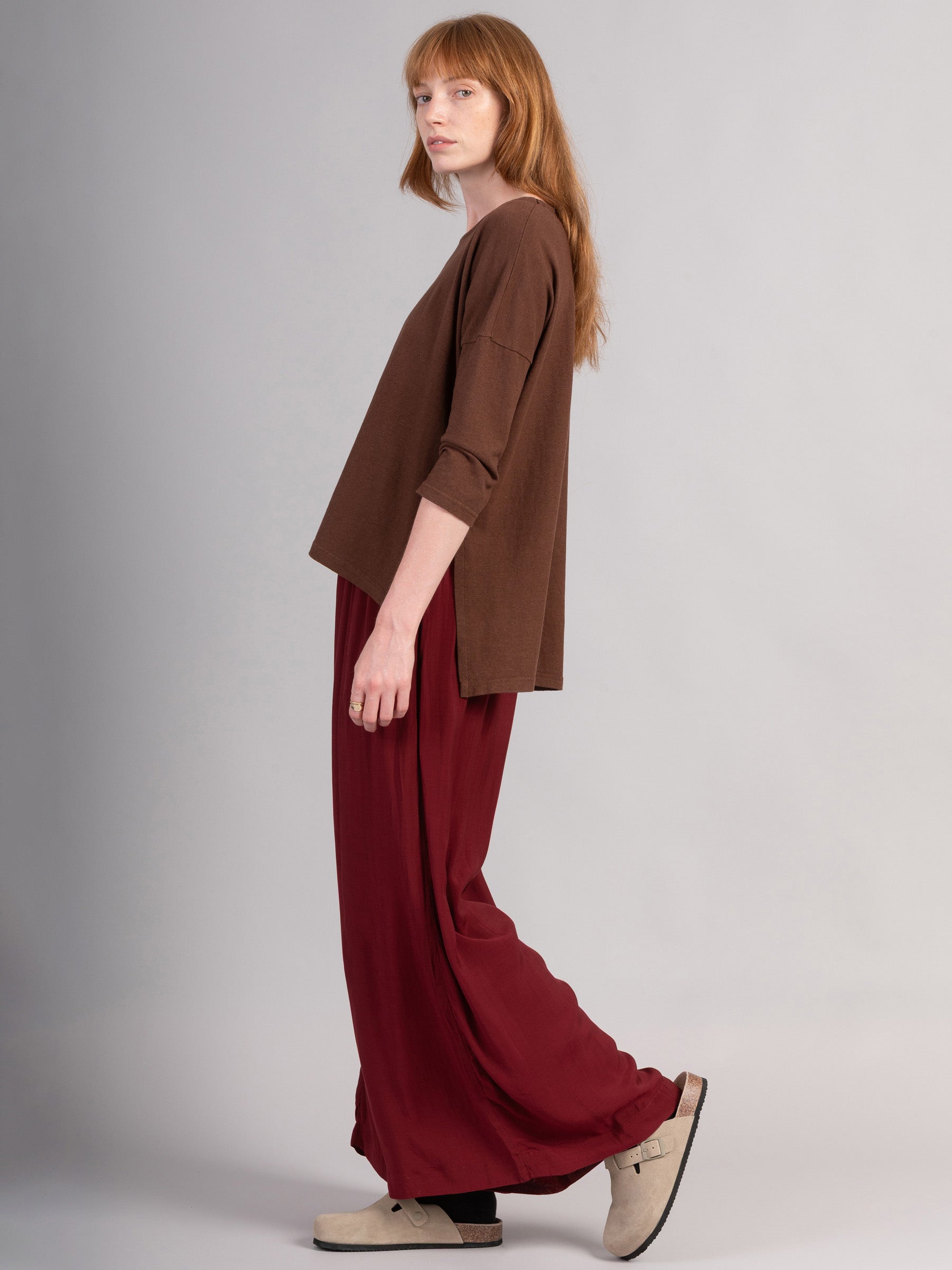 Nicobar - Fine Cotton Batiste Wide Leg Trousers - Forgotten Tribes