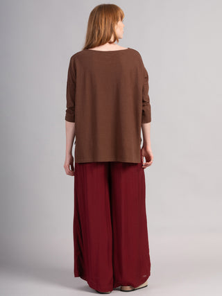 Nicobar - Fine Cotton Batiste Wide Leg Trousers - Forgotten Tribes