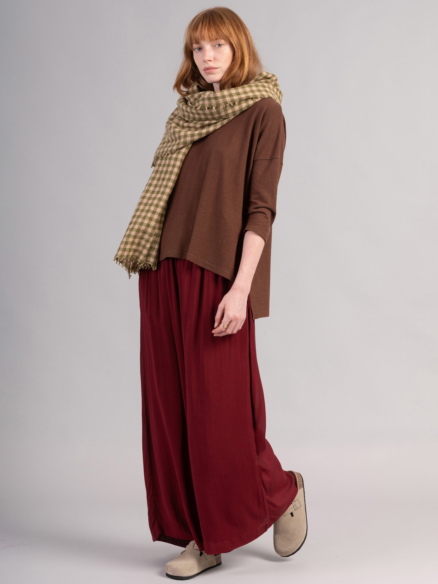 Nicobar - Fine Cotton Batiste Wide Leg Trousers - Forgotten Tribes