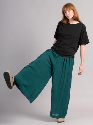 Nicobar - Fine Cotton Batiste Wide Leg Trousers - Forgotten Tribes