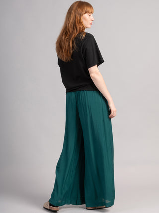 Nicobar - Fine Cotton Batiste Wide Leg Trousers - Forgotten Tribes