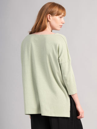 Heavyweight Hemp Organic Cotton Cropped Sleeve T-Shirt - Forgotten Tribes