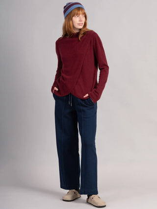 Iona - Merino Wool Bamboo Blend Sweater - Bright Green