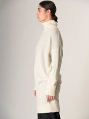 Pure Wool Oversized Turtle Neck Dress - Forgotten Tribes