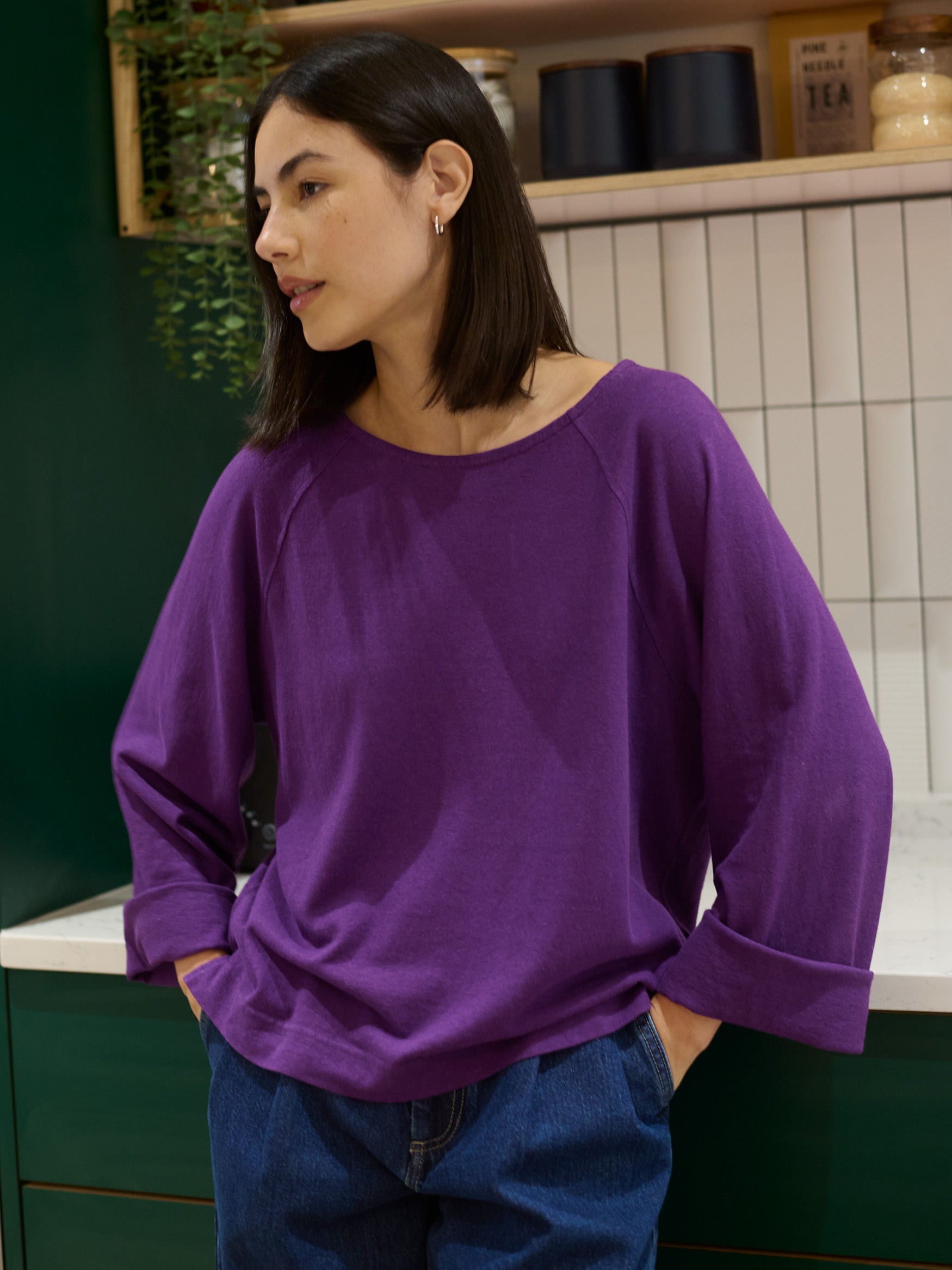 Yasai 2 - Hemp Organic Cotton Raglan Wide Sleeve T-shirt