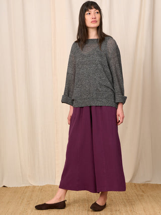Rokko - Cotton Gauze Wide Leg Trousers - Forgotten Tribes