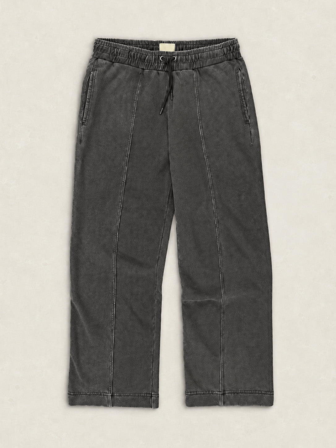 Sable Slim- Denim Wash French Terry Straight Leg Trousers - Forgotten Tribes