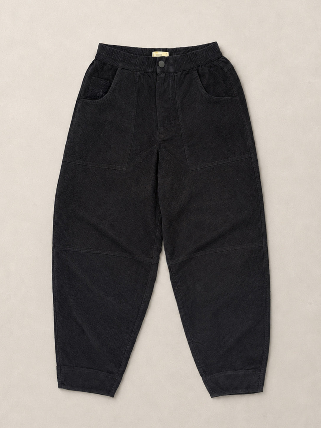 Sado - Organic Cotton Needlecord Barrel Leg Trousers - Forgotten Tribes