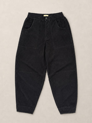Sado - Organic Cotton Needlecord Barrel Leg Trousers