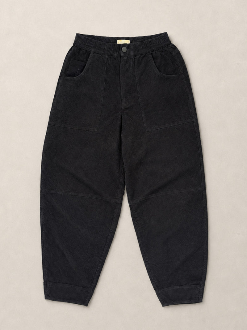 Sado - Organic Cotton Needlecord Barrel Leg Trousers - Forgotten Tribes