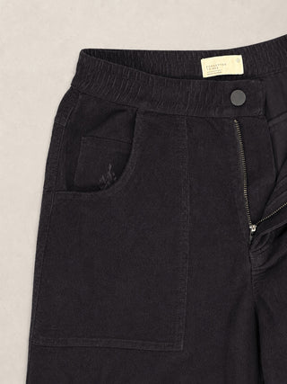 Sado - Organic Cotton Needlecord Barrel Leg Trousers