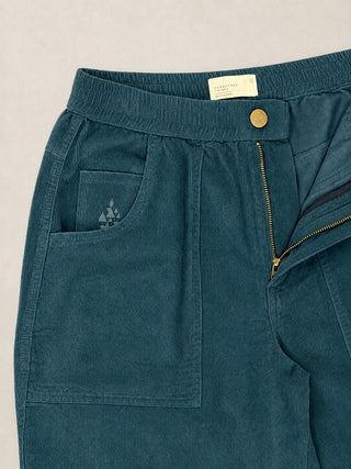 Sado - Organic Cotton Needlecord Barrel Leg Trousers