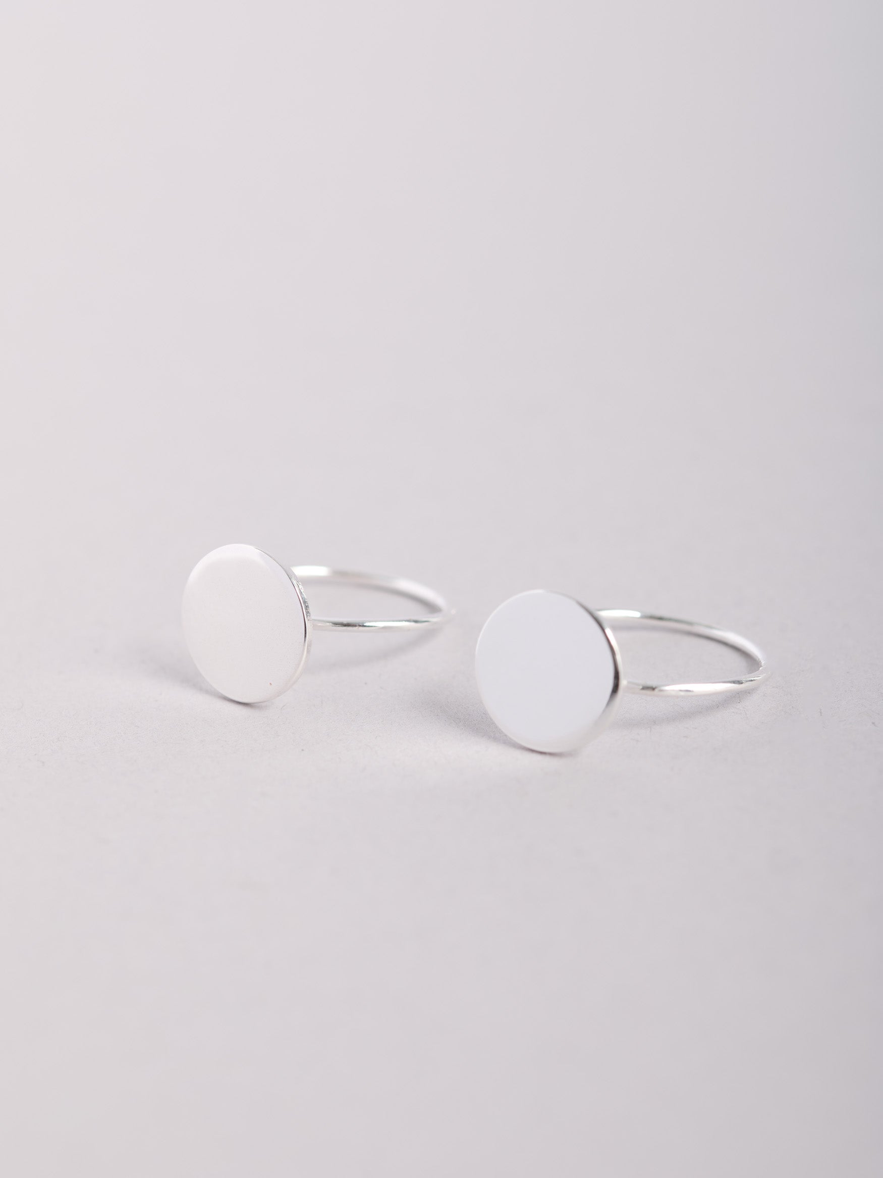 Sterling Silver Mirror Surface Earrings - Forgotten Tribes