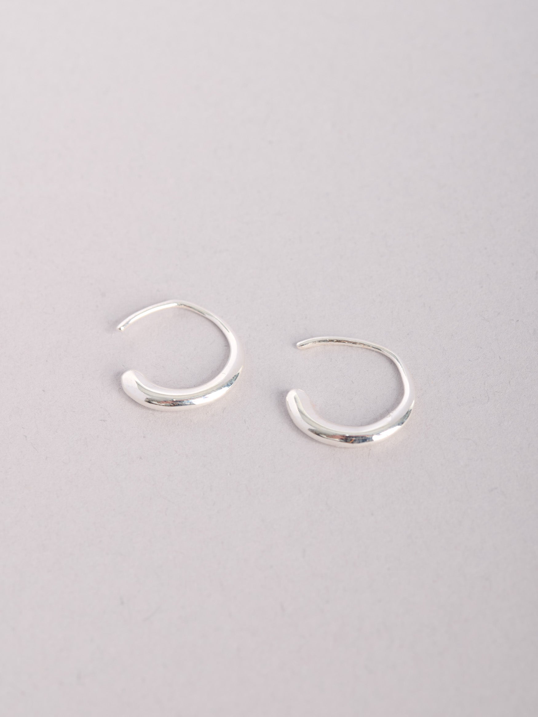 Sterling Silver Open Hoop Earrings - Forgotten Tribes